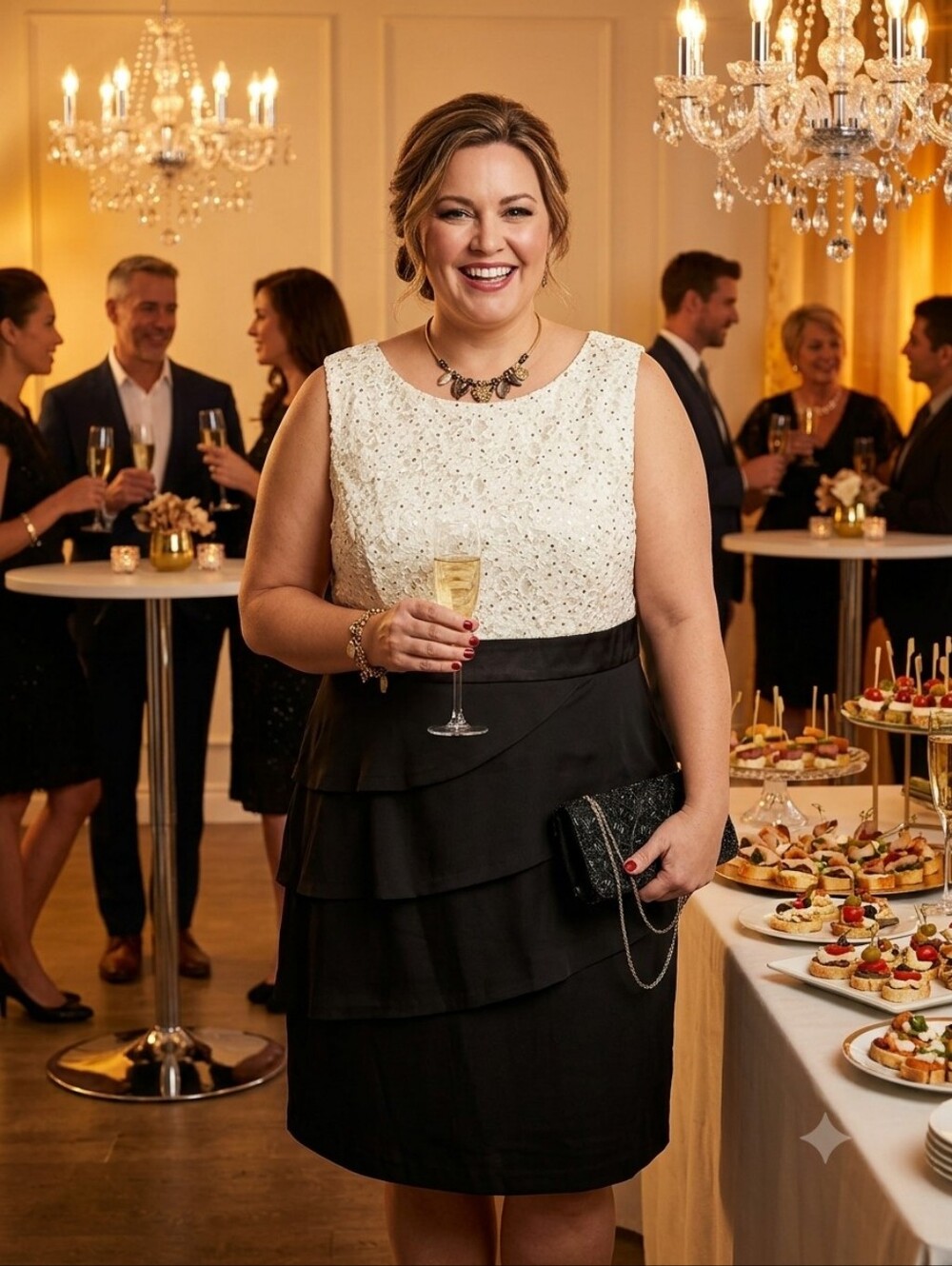 LAURA Magnifique Robe de Cocktail Chic